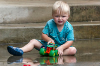 Splashing Boy Green County